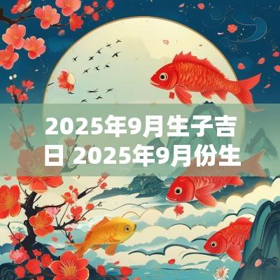 2025年9月生子吉日 2025年9月份生子吉日一览表