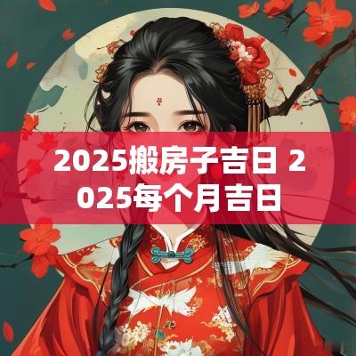 2025搬房子吉日 2025每个月吉日