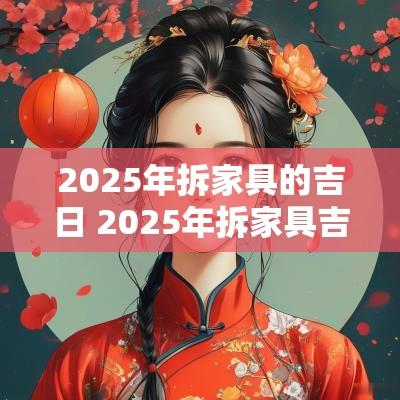 2025年拆家具的吉日 2025年拆家具吉日