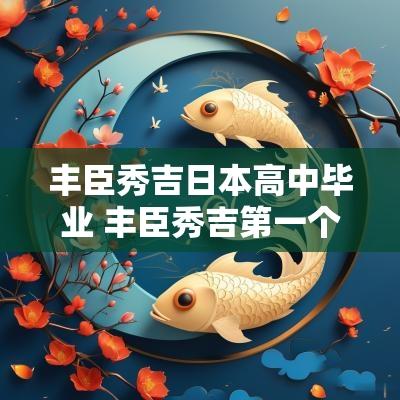 丰臣秀吉日本高中毕业 丰臣秀吉第一个孩子
