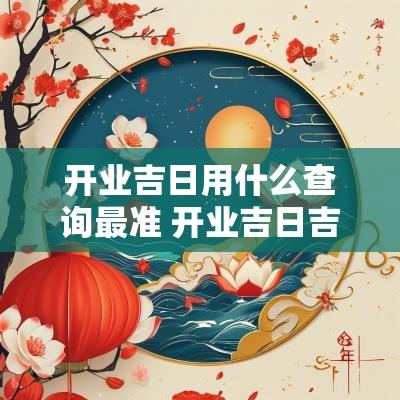 开业吉日用什么查询最准 开业吉日吉时怎么测