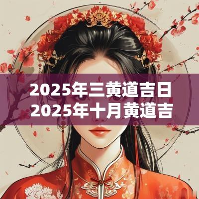 2025年三黄道吉日 2025年十月黄道吉日
