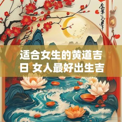 适合女生的黄道吉日 女人最好出生吉日