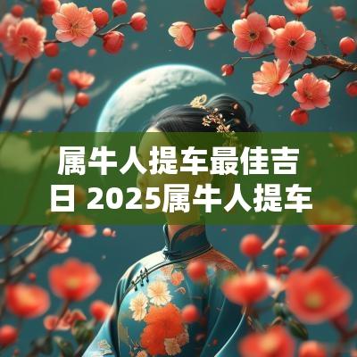 属牛人提车最佳吉日 2025属牛人提车吉日