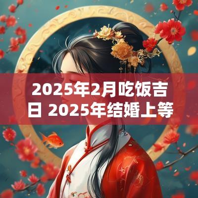 2025年2月吃饭吉日 2025年结婚上等吉日