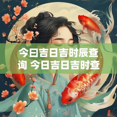 今曰吉日吉时辰查询 今日吉日吉时查询表