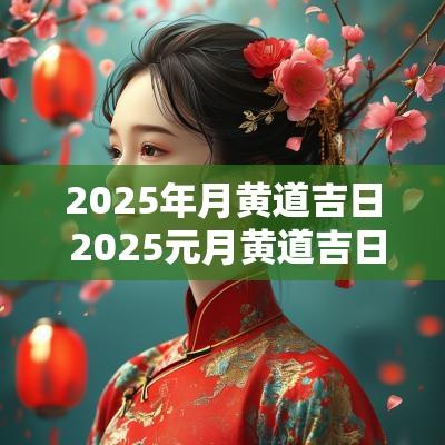 2025年月黄道吉日 2025元月黄道吉日是哪几天