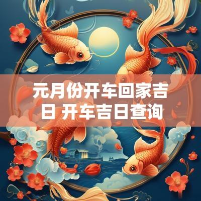 元月份开车回家吉日 开车吉日查询