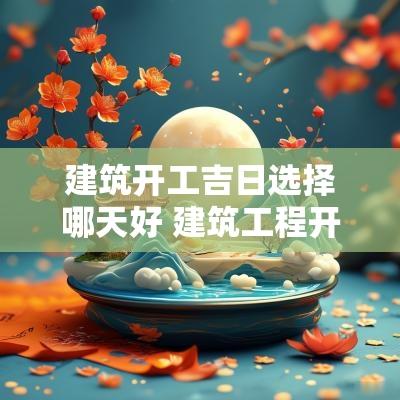 建筑开工吉日选择哪天好 建筑工程开工日期怎么确定