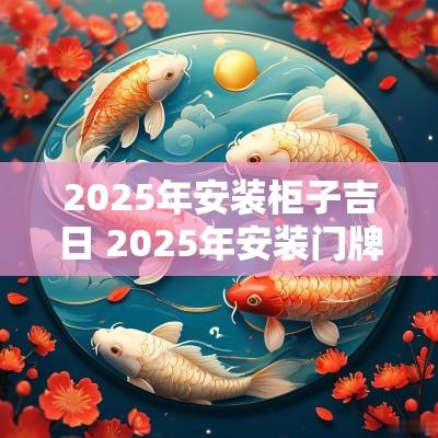 2025年安装柜子吉日 2025年安装门牌吉日