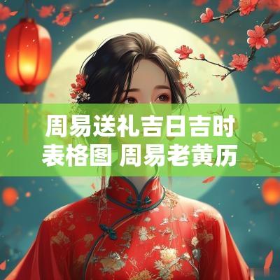 周易送礼吉日吉时表格图 周易老黄历择吉日
