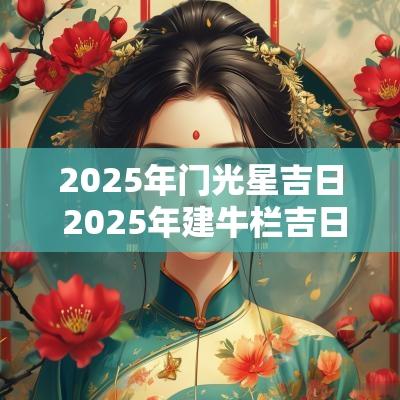 2025年门光星吉日 2025年建牛栏吉日