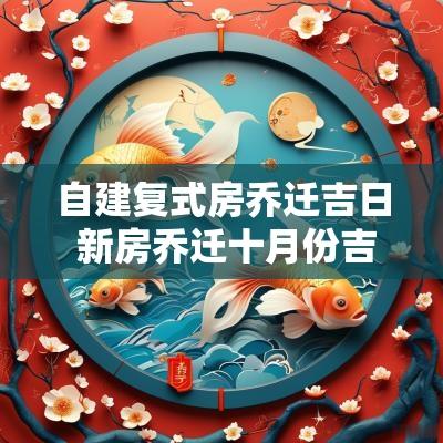自建复式房乔迁吉日 新房乔迁十月份吉日