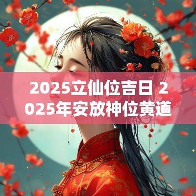 2025立仙位吉日 2025年安放神位黄道吉日