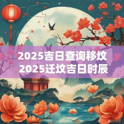 2025吉日查询移坟 2025迁坟吉日时辰查询