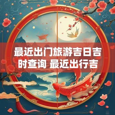 最近出门旅游吉日吉时查询 最近出行吉日是哪一日