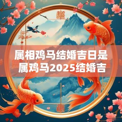 属相鸡马结婚吉日是 属鸡马2025结婚吉日