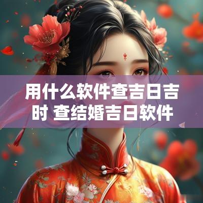 用什么软件查吉日吉时 查结婚吉日软件