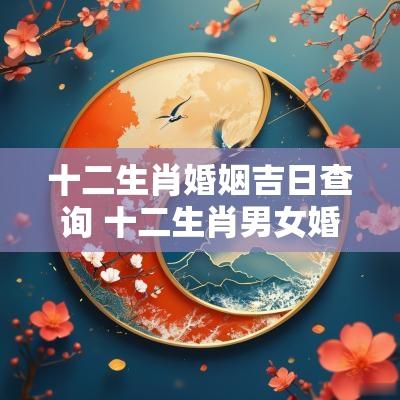 十二生肖婚姻吉日查询 十二生肖男女婚姻吉凶对照表