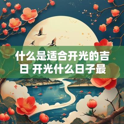 什么是适合开光的吉日 开光什么日子最好最吉利