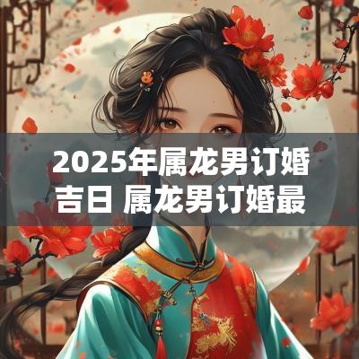 2025年属龙男订婚吉日 属龙男订婚最佳日期