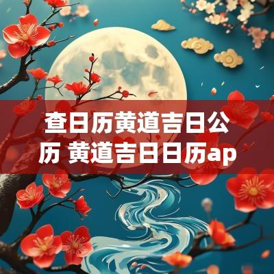 查日历黄道吉日公历 黄道吉日日历app