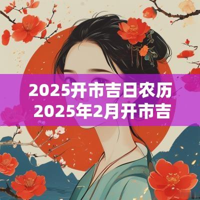 2025开市吉日农历 2025年2月开市吉日一览表