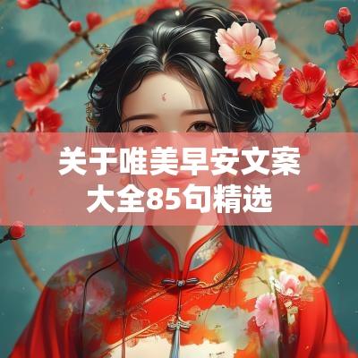 关于唯美早安文案大全85句精选