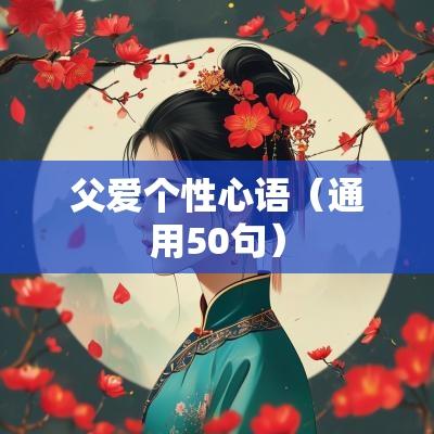 父爱个性心语（通用50句）
