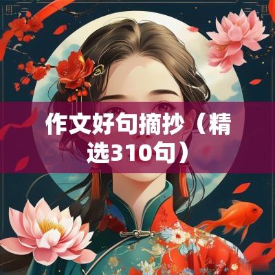 作文好句摘抄（精选310句）