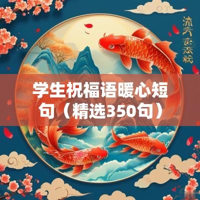 学生祝福语暖心短句（精选350句）