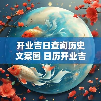 开业吉日查询历史文案图 日历开业吉日
