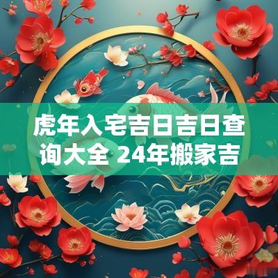 蛇年入宅吉日吉日查询大全 24年搬家吉日和入宅吉日