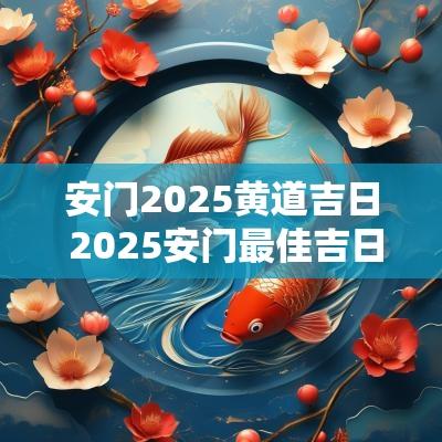 安门2025黄道吉日 2025安门最佳吉日吉时