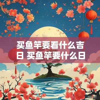 买鱼竿要看什么吉日 买鱼竿要什么日子买最旺