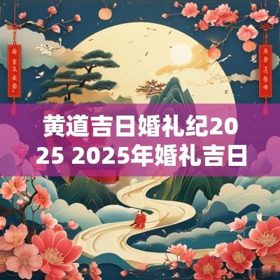 黄道吉日婚礼纪2025 2025年婚礼吉日吉时
