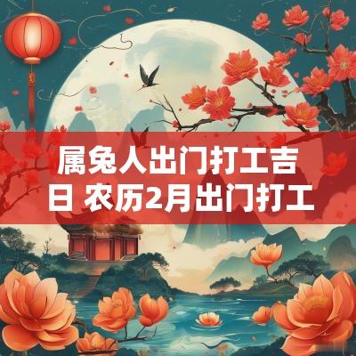 属兔人出门打工吉日 农历2月出门打工挣钱吉日