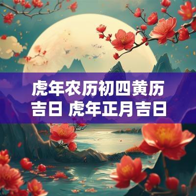 蛇年农历初四黄历吉日 蛇年正月吉日
