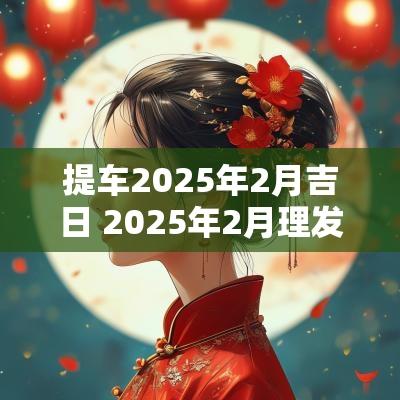 提车2025年2月吉日 2025年2月理发的吉日