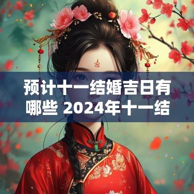 预计十一结婚吉日有哪些 2025年十一结婚吉日有哪几天
