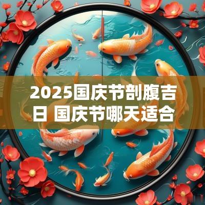 2025国庆节剖腹吉日 国庆节哪天适合剖腹产
