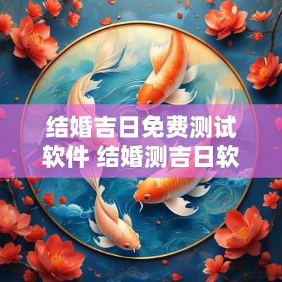 结婚吉日免费测试软件 结婚测吉日软件免费下载