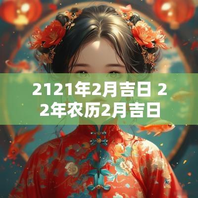 2121年2月吉日 22年农历2月吉日