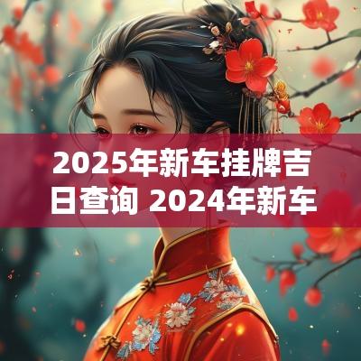 2025年新车挂牌吉日查询 2025年新车上牌吉日一览表
