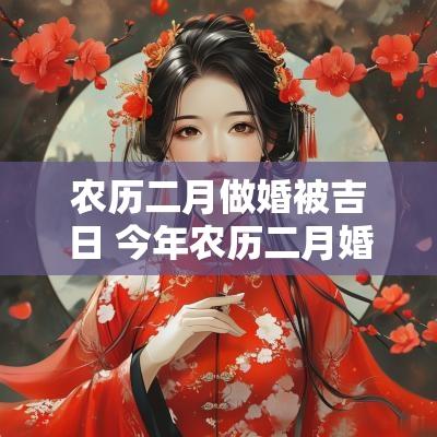 农历二月做婚被吉日 今年农历二月婚嫁吉日查询