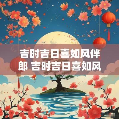 吉时吉日喜如风伴郎 吉时吉日喜如风女声版
