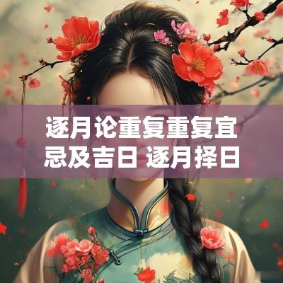 逐月论重复重复宜忌及吉日 逐月择日吉凶