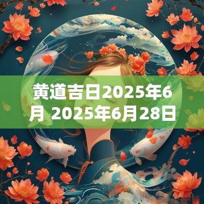 黄道吉日2026年6月 2026年6月28日是黄道吉日吗