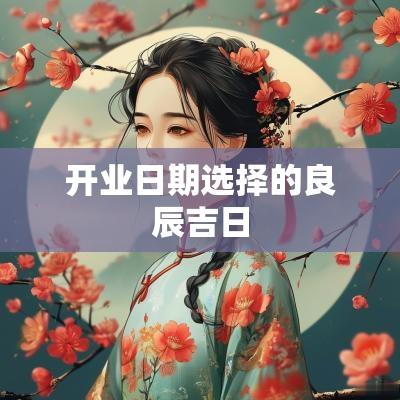 开业日期选择的良辰吉日