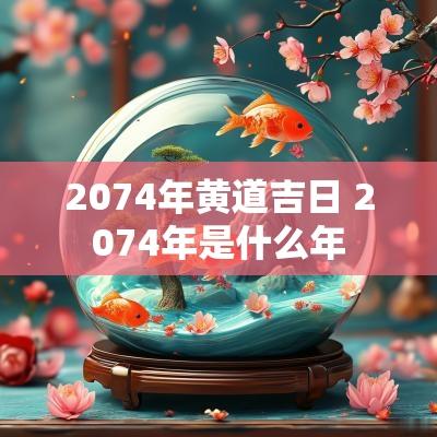 2074年黄道吉日 2074年是什么年